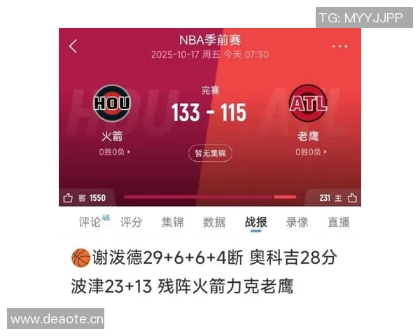 火箭与老鹰精彩对决回放分析全场亮点与关键时刻回顾